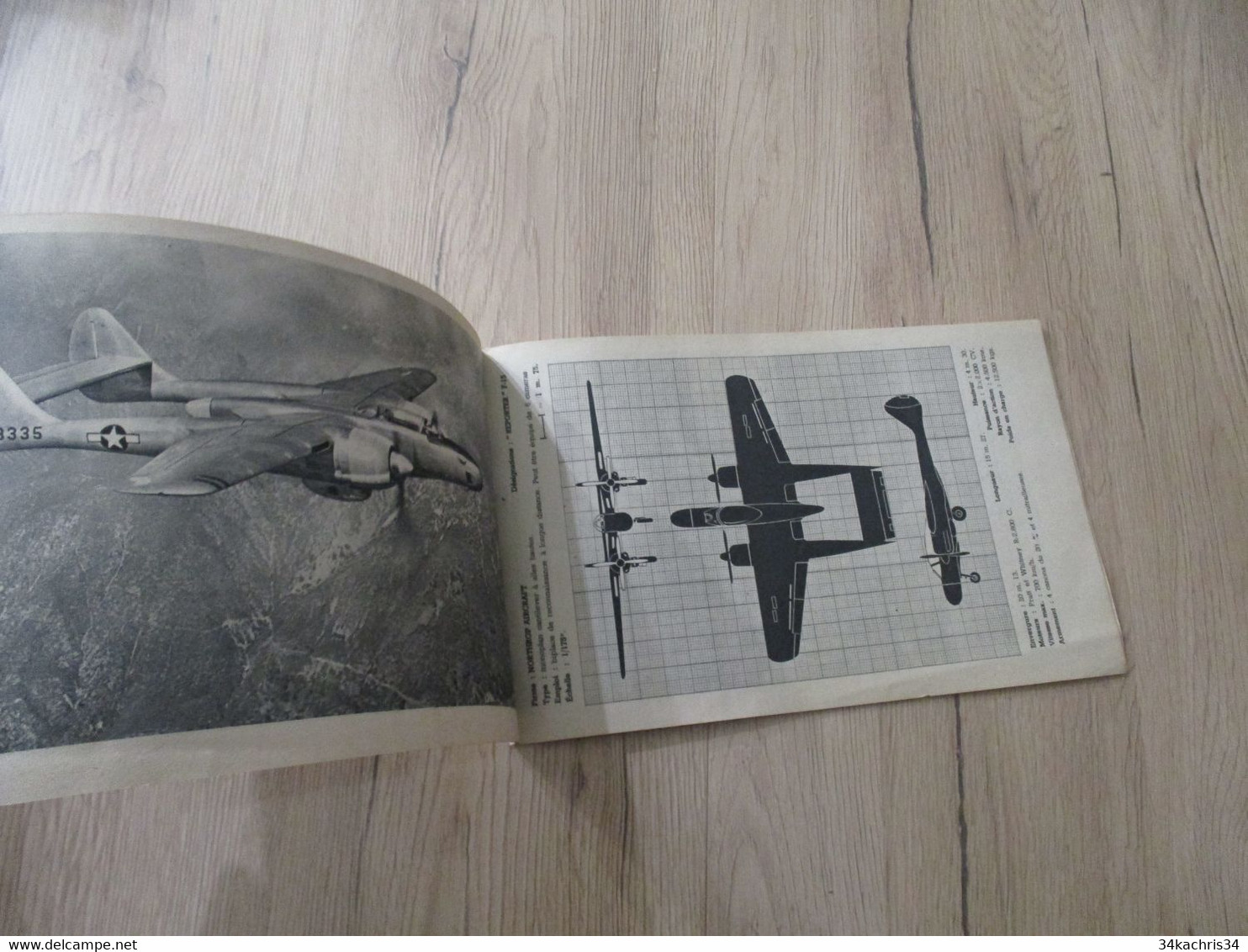 Catalogue Avions Américains Fascicule N°2 France Editions Presse 1945 Photos Plans Caractéristiques - Fliegerei