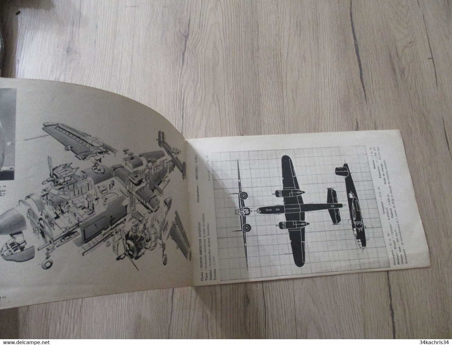 Catalogue Avions américains fascicule N°2 France Editions Presse 1945 Photos plans caractéristiques