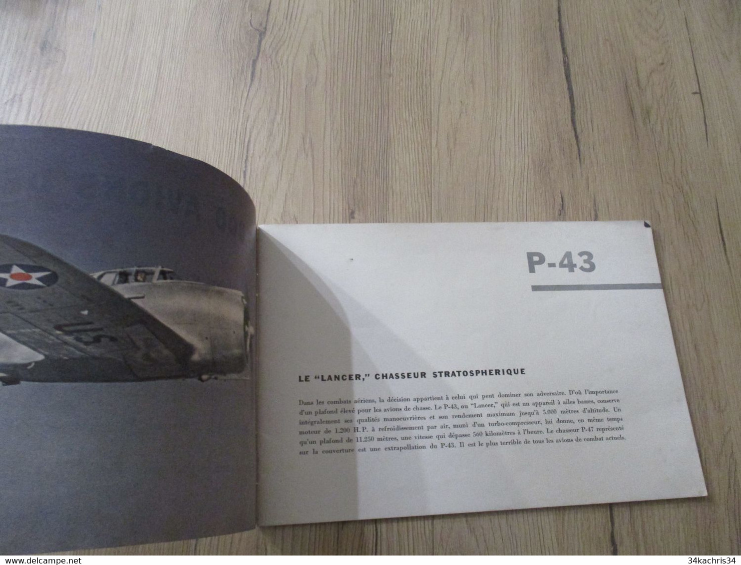 Catalogue Avions Anglais Fascicule 185 000 Avions De Guerre  Photos Caractéristiques Incomplet - Luchtvaart