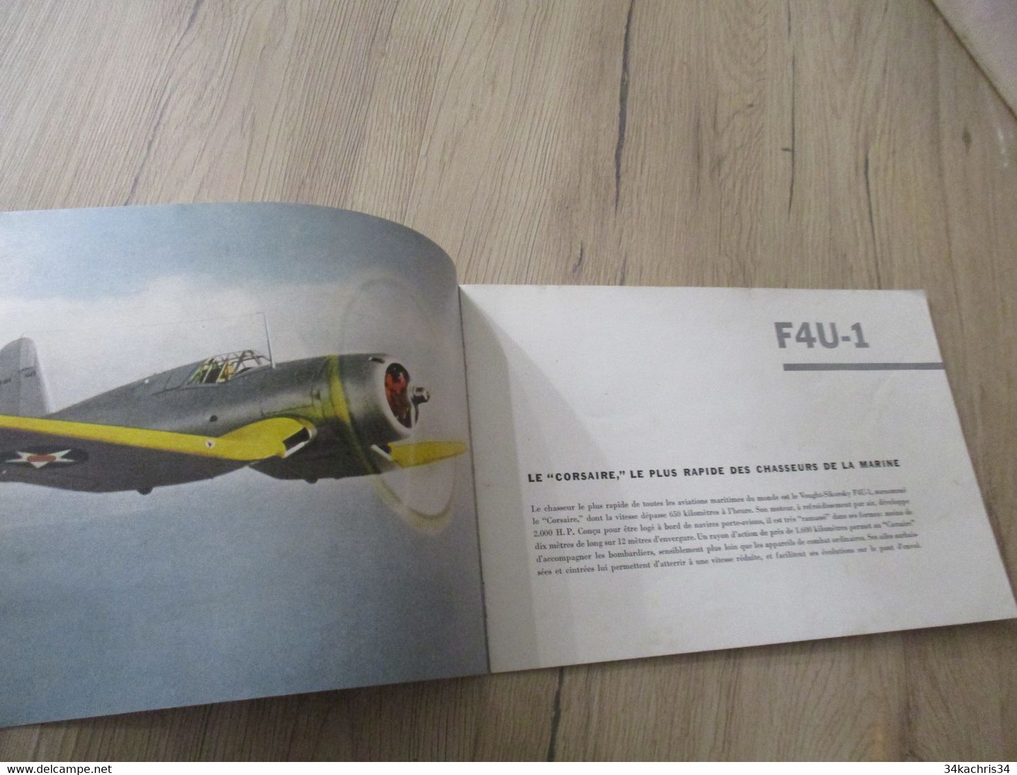 Catalogue Avions Anglais Fascicule 185 000 Avions De Guerre  Photos Caractéristiques Incomplet - Aviación