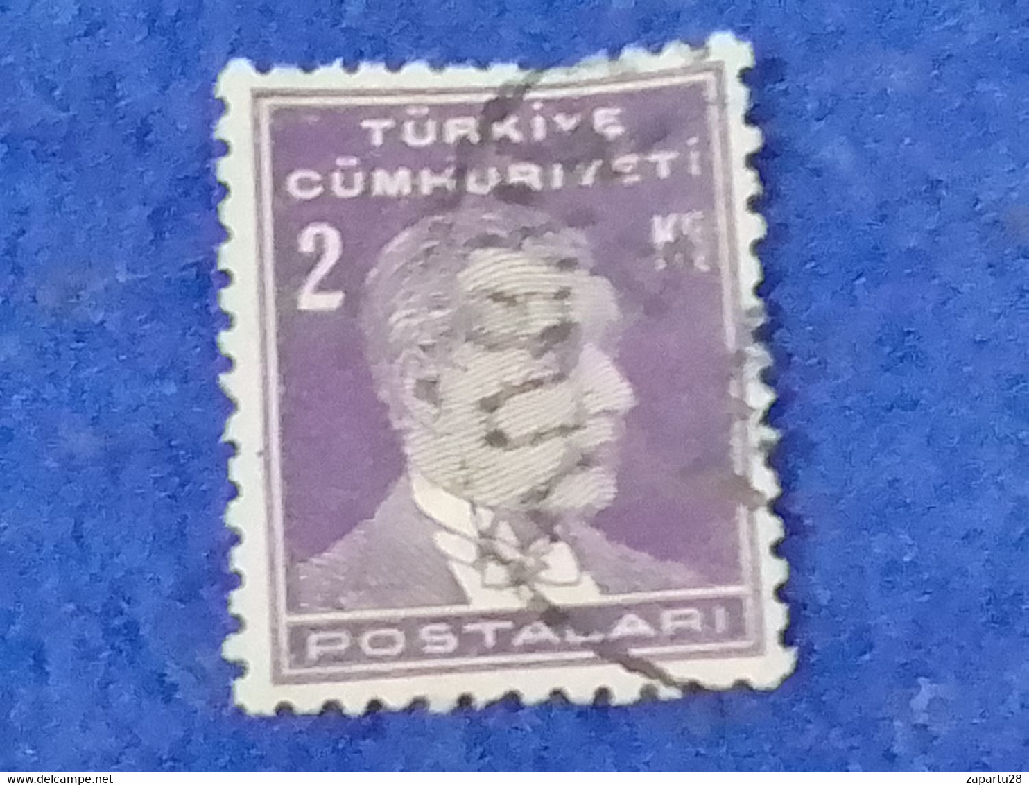 TÜRKİYE- 1930- 40-     2K    BİRİNCİ   ATATÜRK  DAMGALI - Oblitérés