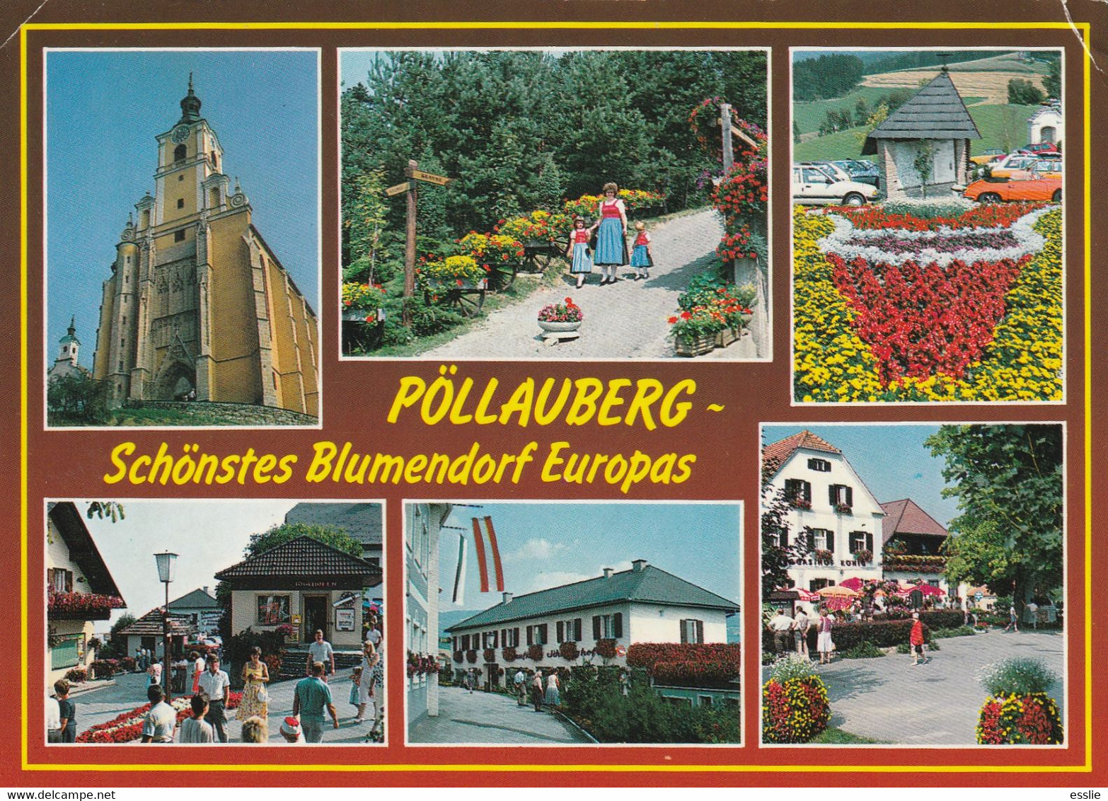 Austria Pollauberg - Postcard Post Card - 1992 - Gotische Wallfahrtkirche Schonstes Blumendorf - Pöllau