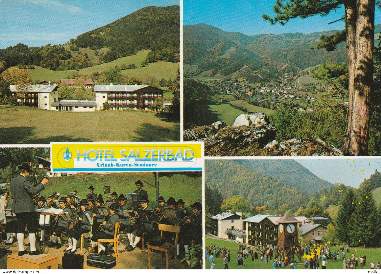 Austria Kleinzell Bei Hainfeld Hotel Salzerbad - Postcard Post Card - 1993 - Riegersburg