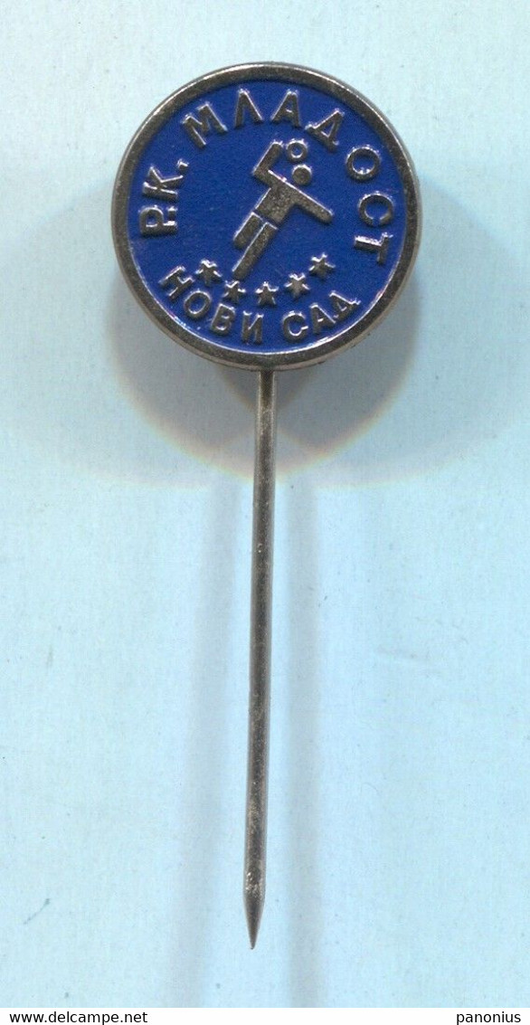 Handball Balonmano - RK Mladost Novi Sad Serbia, Vintage Pin Badge Abzeichen - Handball