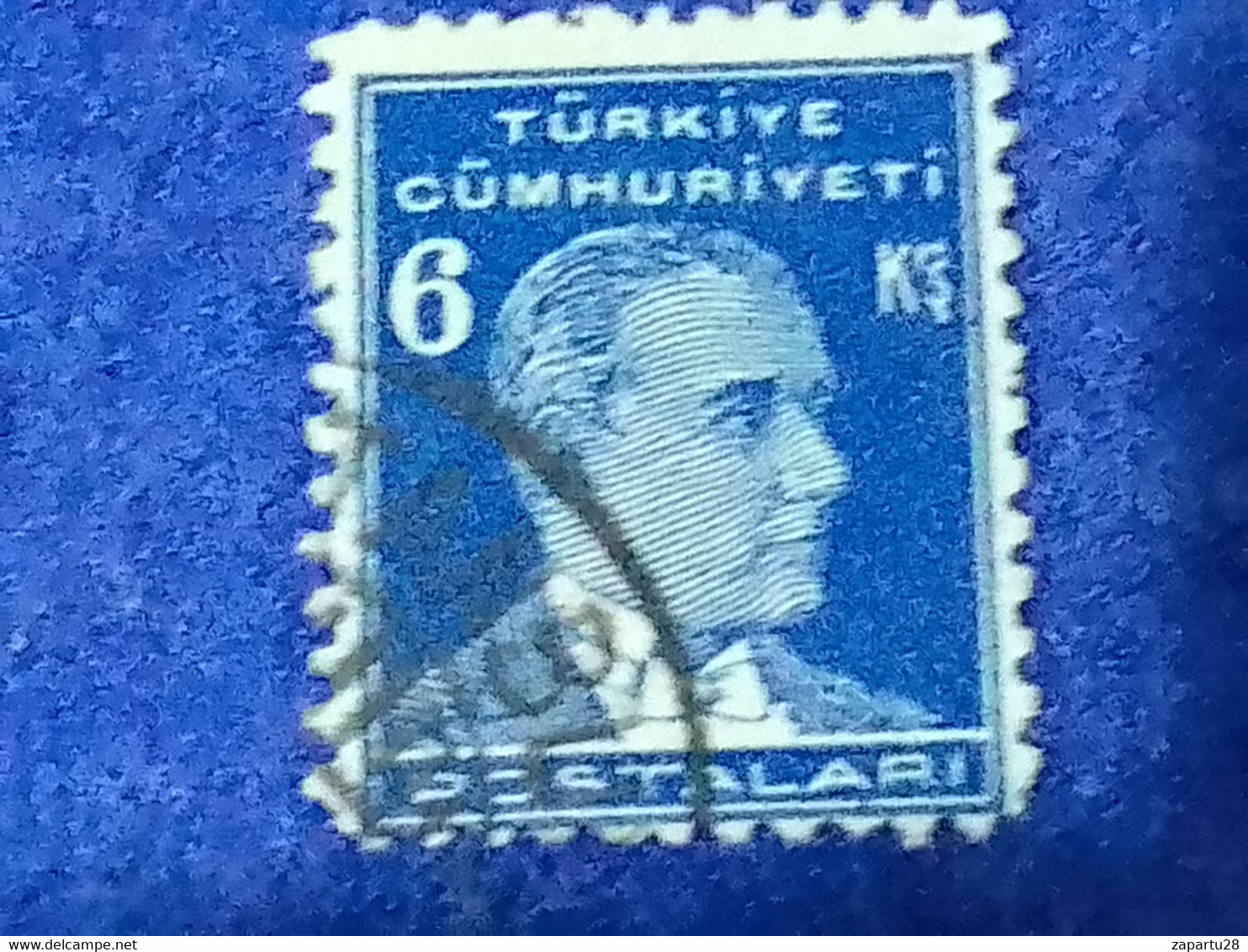 TÜRKİYE- 1930- 40-     6K   BİRİNCİ    ATATÜRK  DAMGALI - Oblitérés