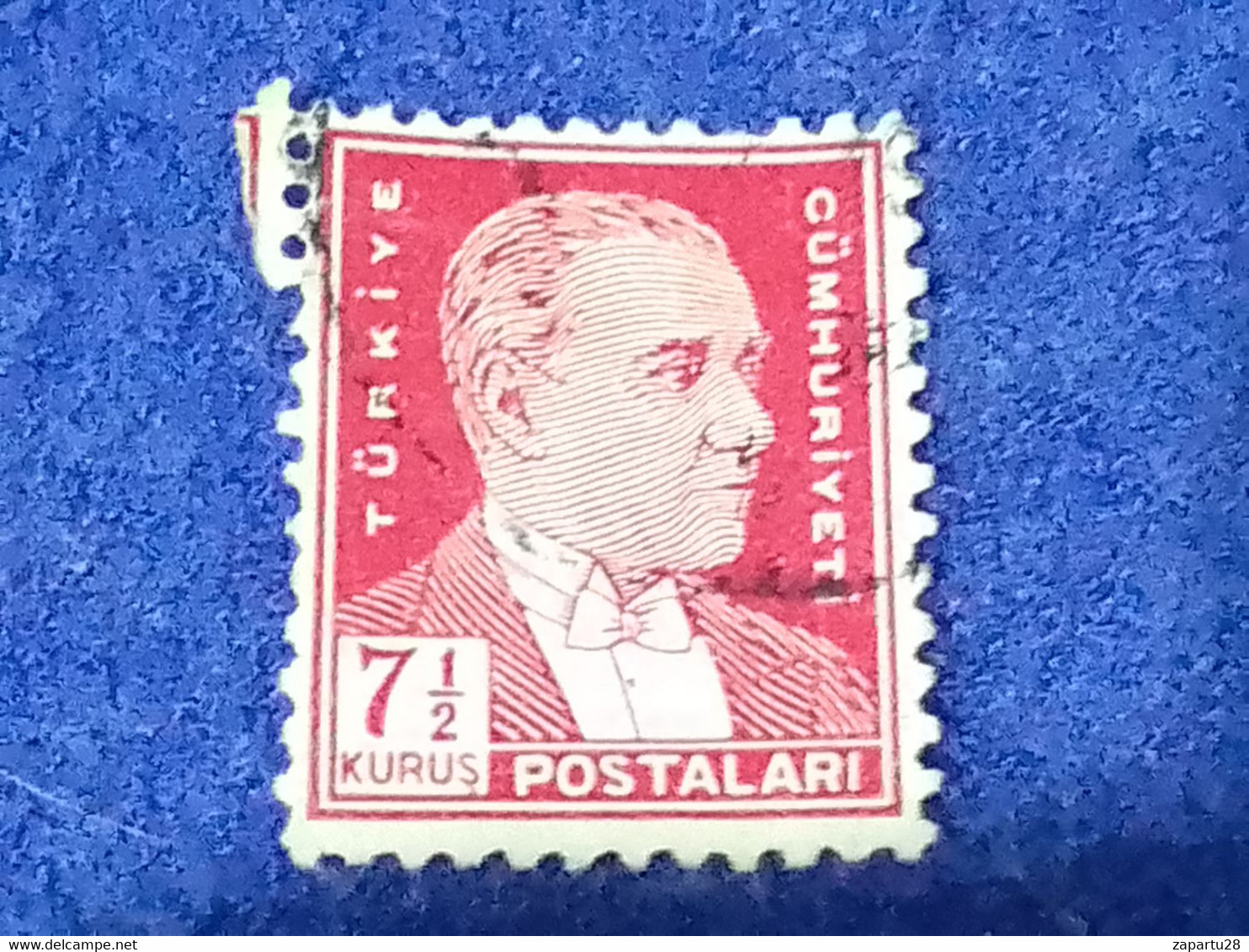 TÜRKİYE- 1930- 40-     7.50K    BİRİNCİ  ATATÜRK  DAMGALI - Oblitérés