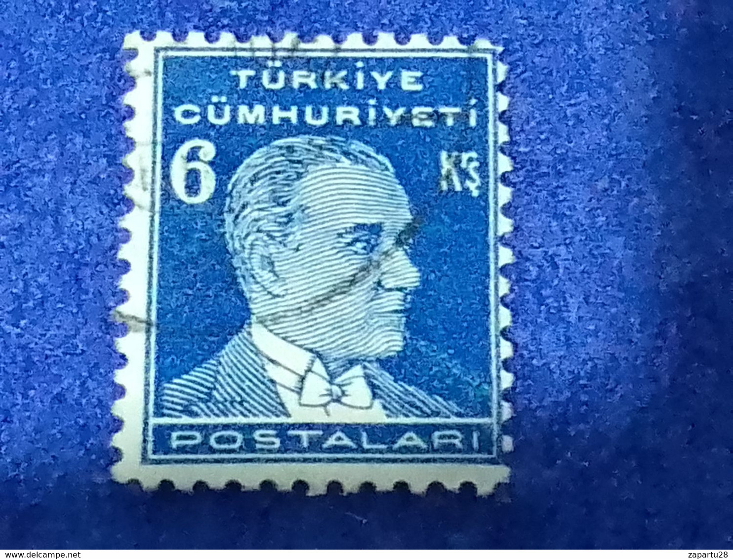 TÜRKİYE- 1930- 40-     6K    BİRİNCİ  ATATÜRK  DAMGALI - Oblitérés