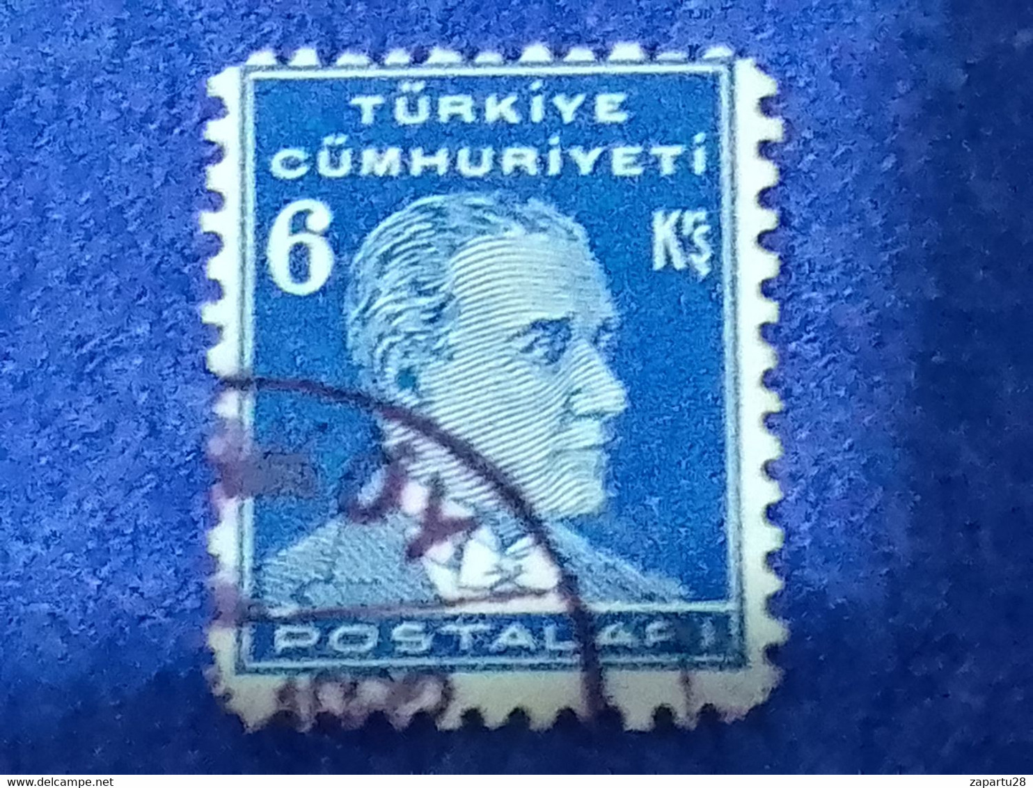 TÜRKİYE- 1930- 40-     6K    BİRİNCİ  ATATÜRK  DAMGALI - Oblitérés