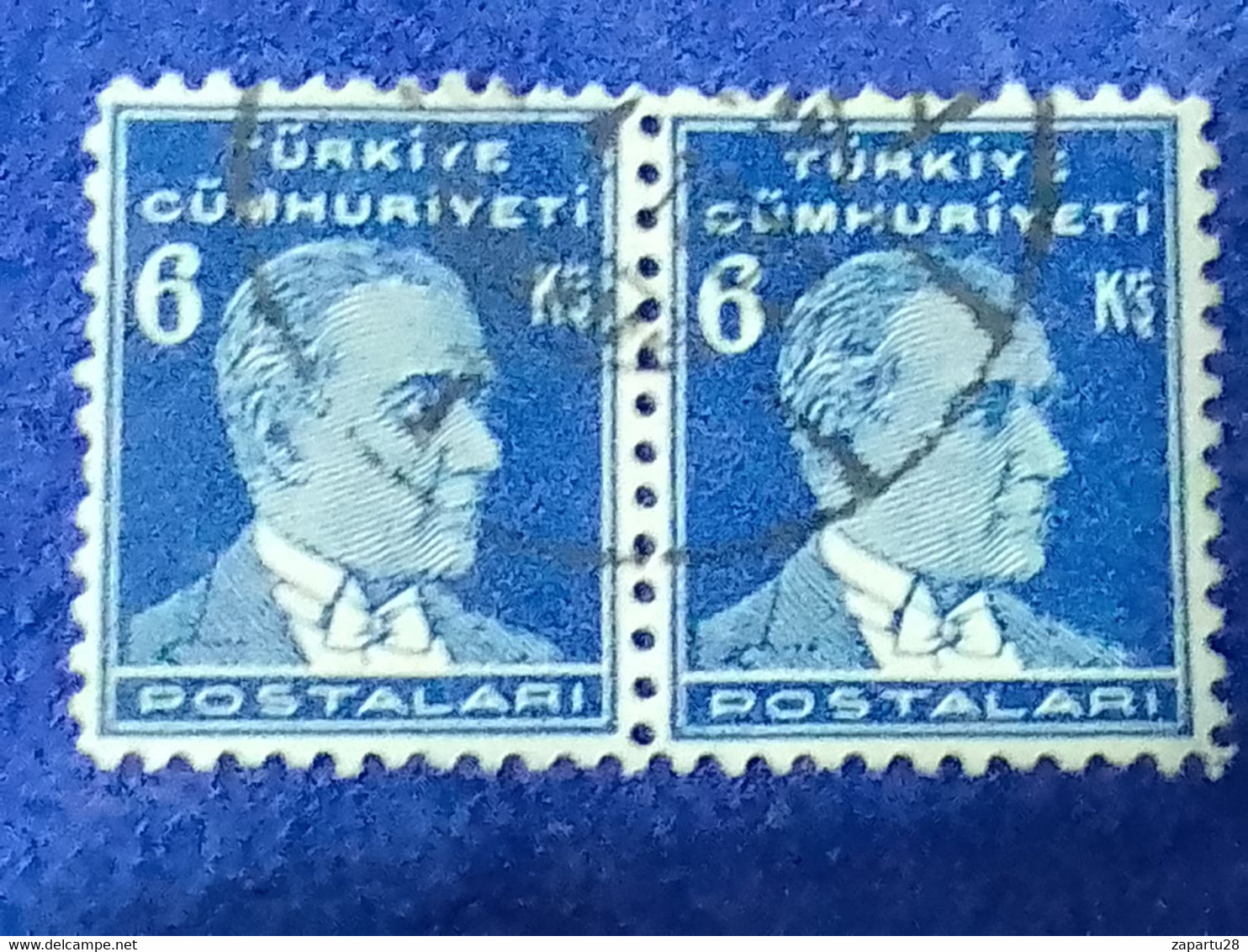 TÜRKİYE- 1930- 40-     6K    BİRİNCİ  ATATÜRK  DAMGALI - Oblitérés