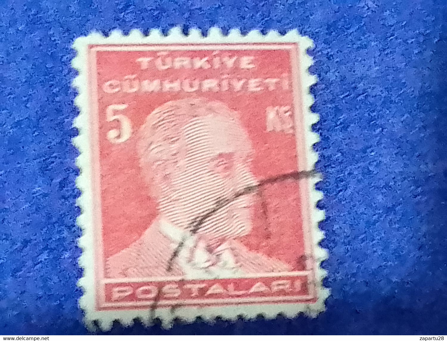 TÜRKİYE- 1930- 40-     5K    BİRİNCİ  ATATÜRK  DAMGALI - Oblitérés