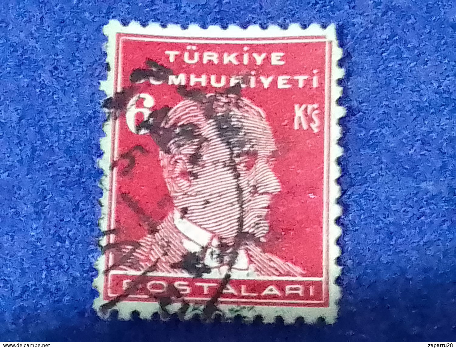 TÜRKİYE- 1930- 40-     6K      ATATÜRK  DAMGALI - Oblitérés