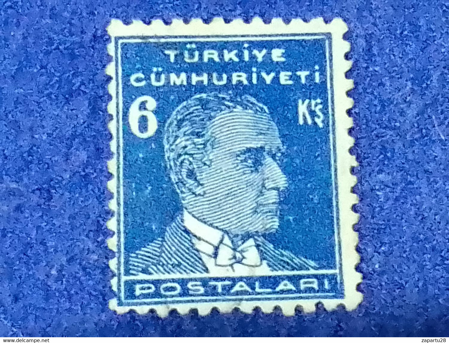 TÜRKİYE- 1930- 40-     6K    BİRİNCİ  ATATÜRK  DAMGALI - Oblitérés