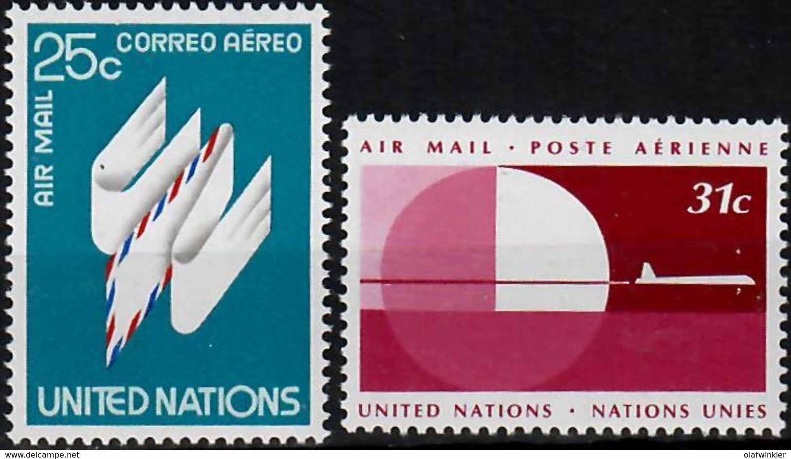 1977 Air Sc C22-23 / YT A22-23 / Mi 309-10 MNH / Neuf Sans Charniere / Postfrisch [zro] - Airmail