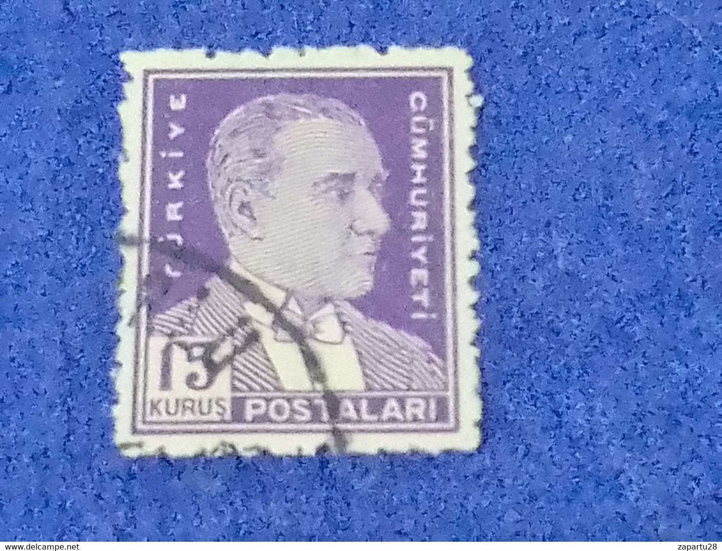 TÜRKİYE- 1930- 54-     15K      ATATÜRK  DAMGALI - Oblitérés