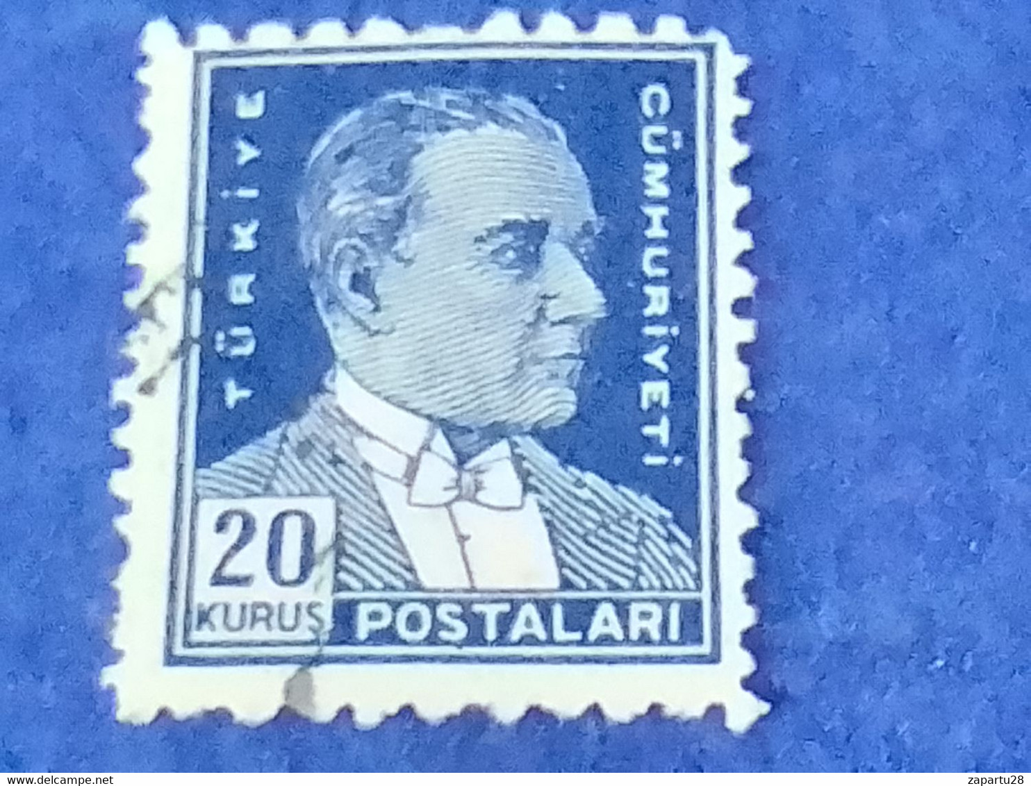 TÜRKİYE- 1930- 54-     20K      ATATÜRK  DAMGALI - Oblitérés