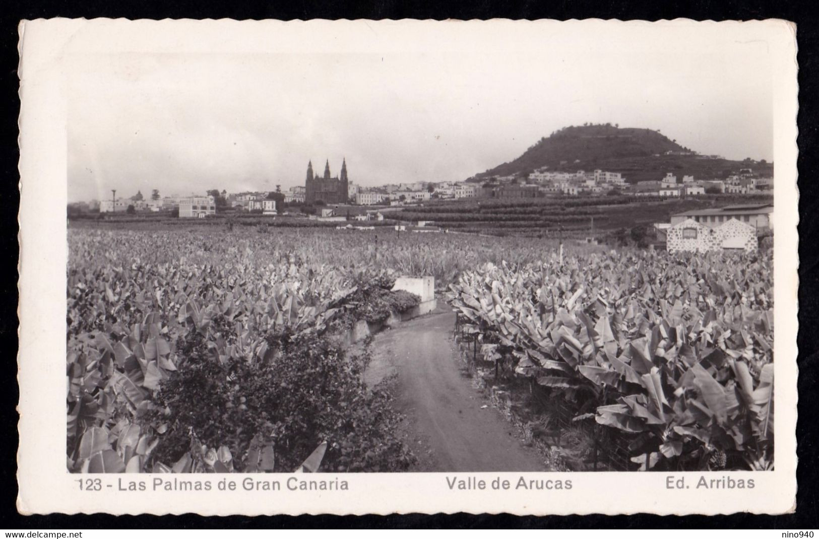 EUROPA-SPAGNA - LAS PALMAS DE GRAN CANARIA - Valle De Arucas - F/P - V: 1958 - La Rioja (Logrono)