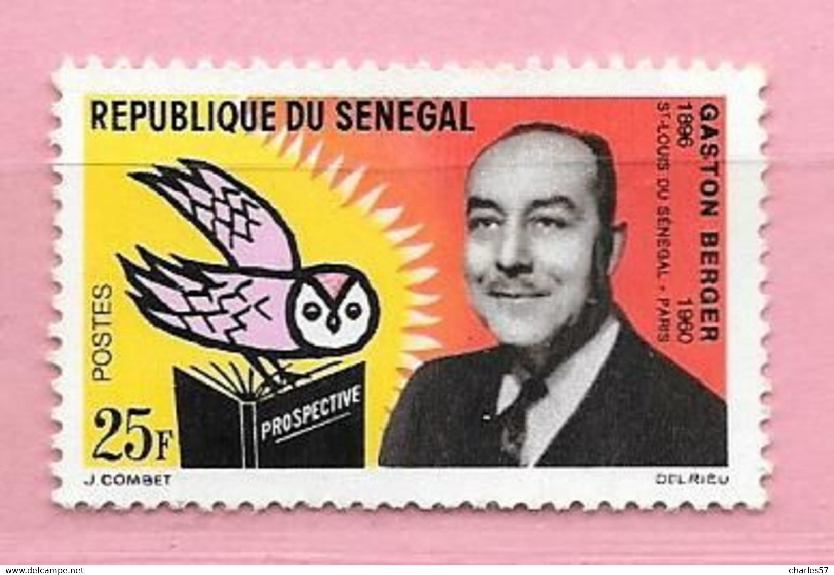 Sénégal Poste -232 (*)( Portrait De Gaston Berger) - Sénégal (1960-...)