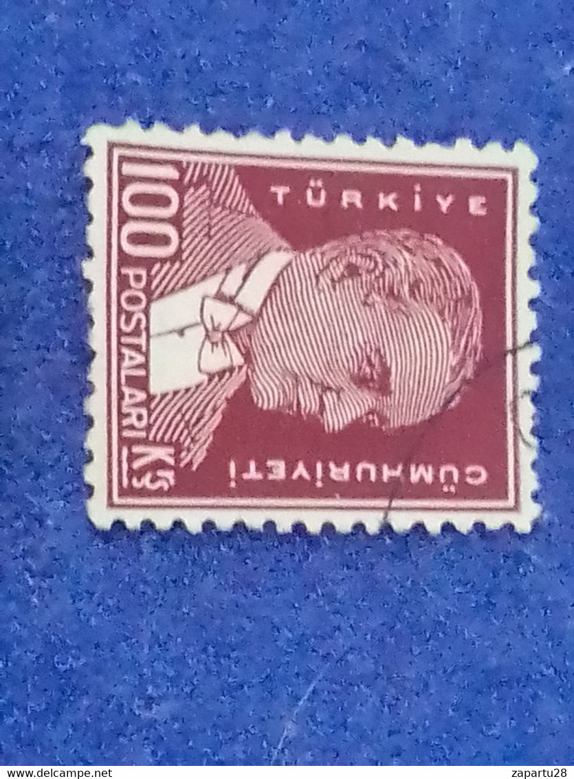 TÜRKİYE- 1930- 54-     100K    BİRİNCİ  ATATÜRK  DAMGALI - Gebruikt