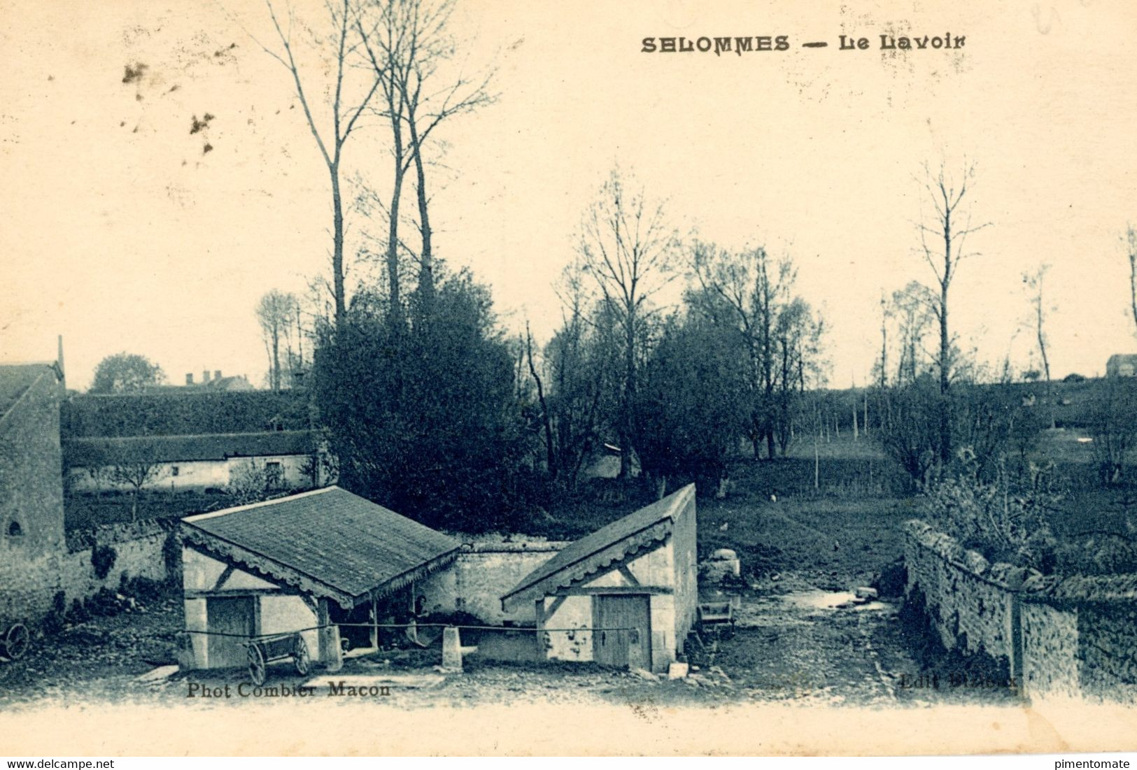 SELOMMES LE LAVOIR 1928 - Selommes