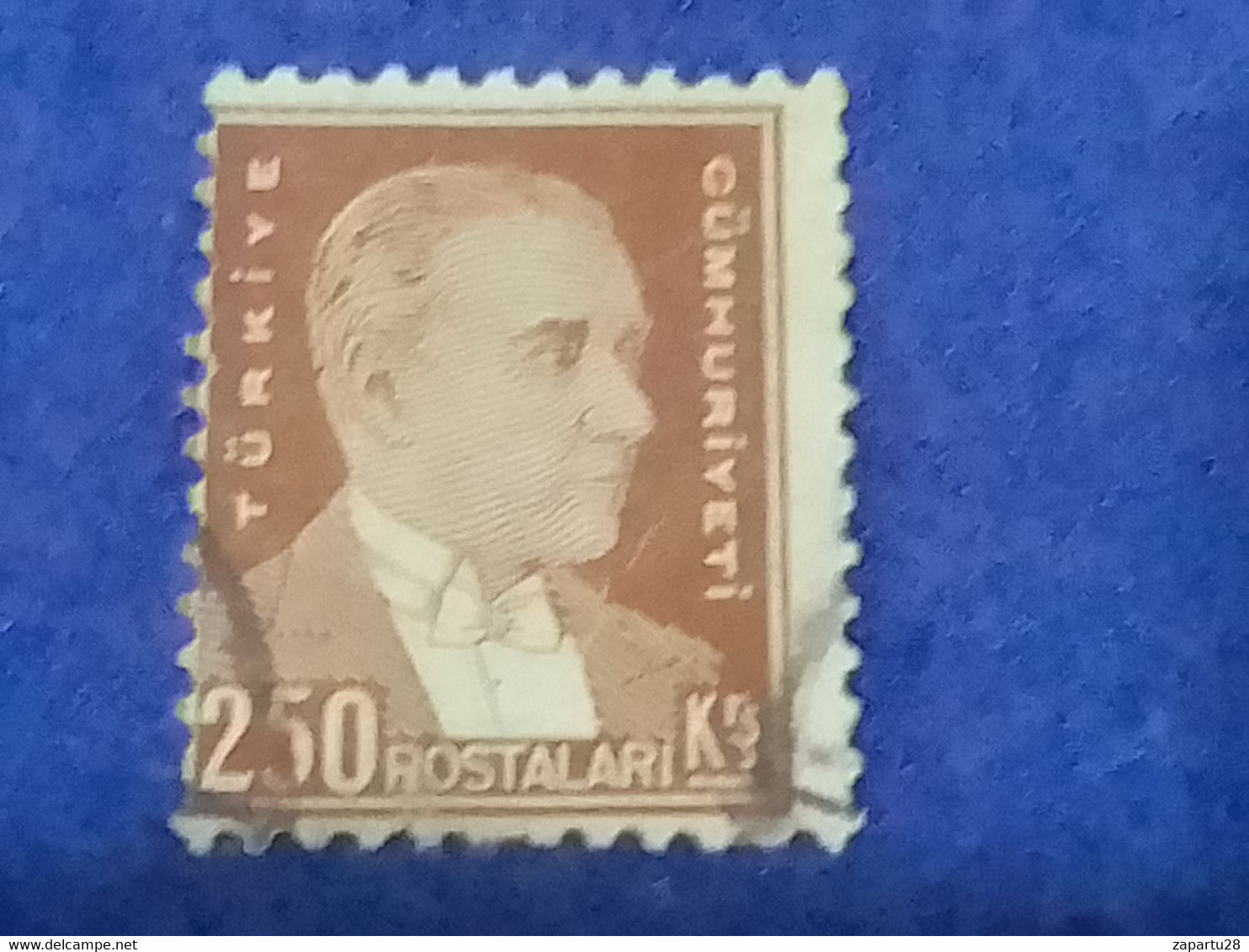 TÜRKİYE- 1930- 54-    250K    BİRİNCİ  ATATÜRK  DAMGALI - Oblitérés