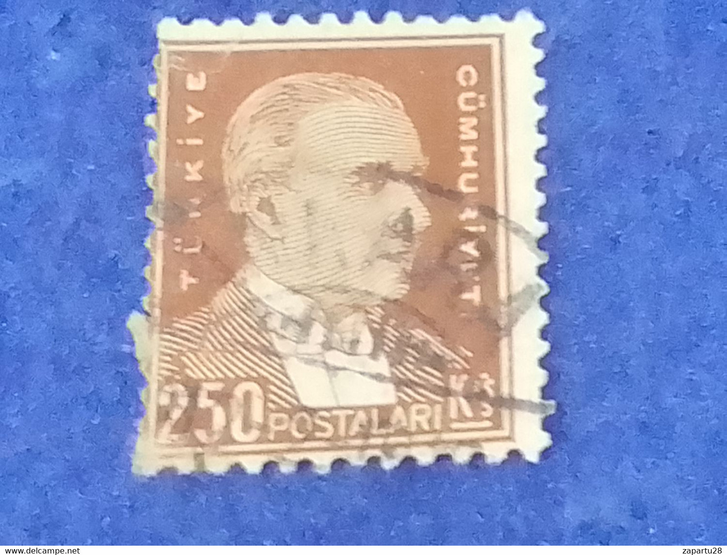 TÜRKİYE- 1930- 54-    250K    BİRİNCİ  ATATÜRK  DAMGALI - Used Stamps