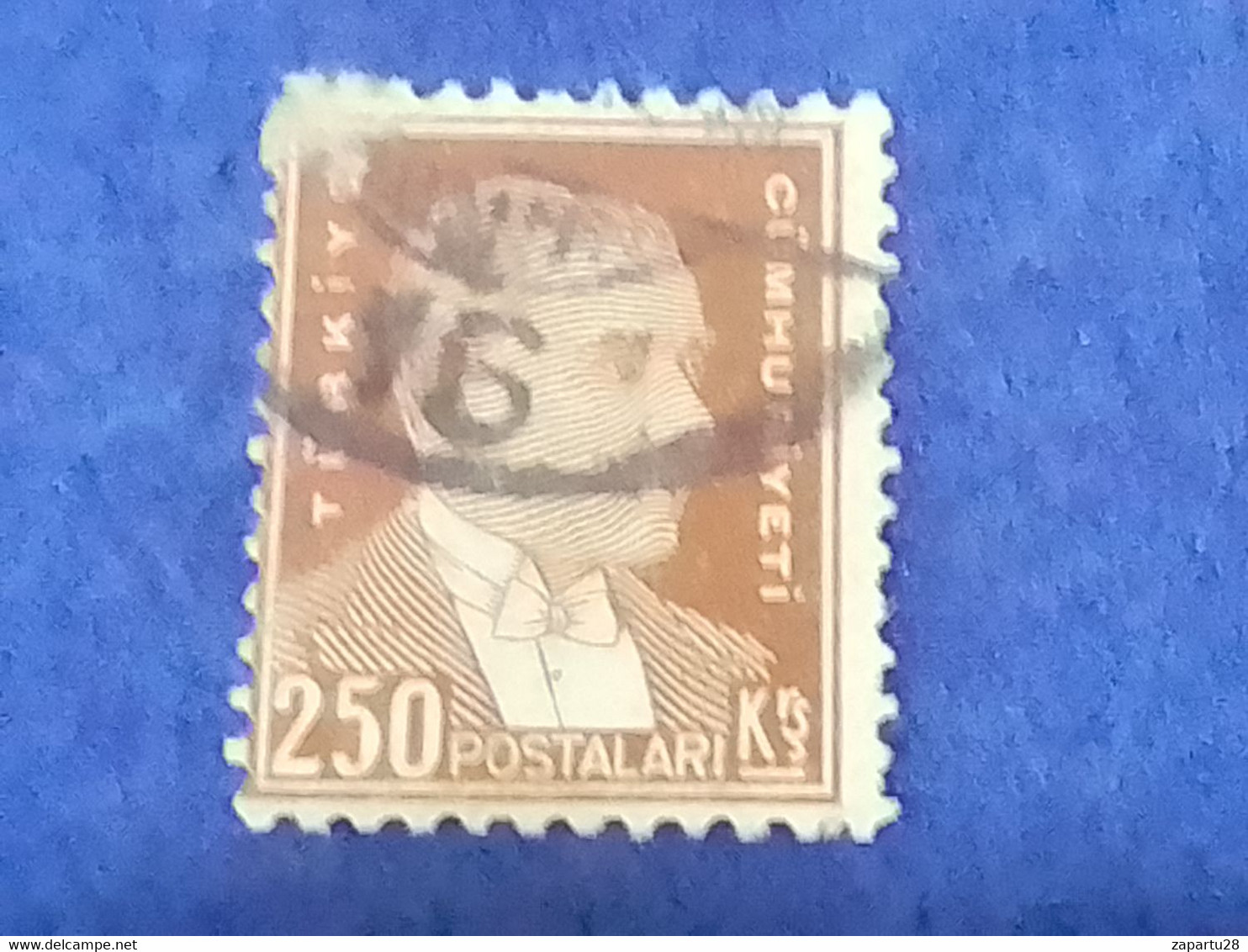 TÜRKİYE- 1930- 54-    250K    BİRİNCİ  ATATÜRK  DAMGALI - Used Stamps