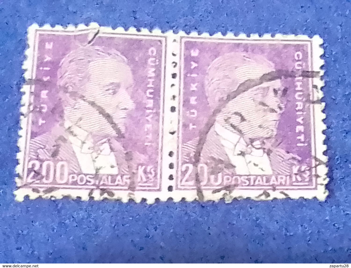 TÜRKİYE- 1930- 54-    200K    BİRİNCİ  ATATÜRK  DAMGALI - Used Stamps