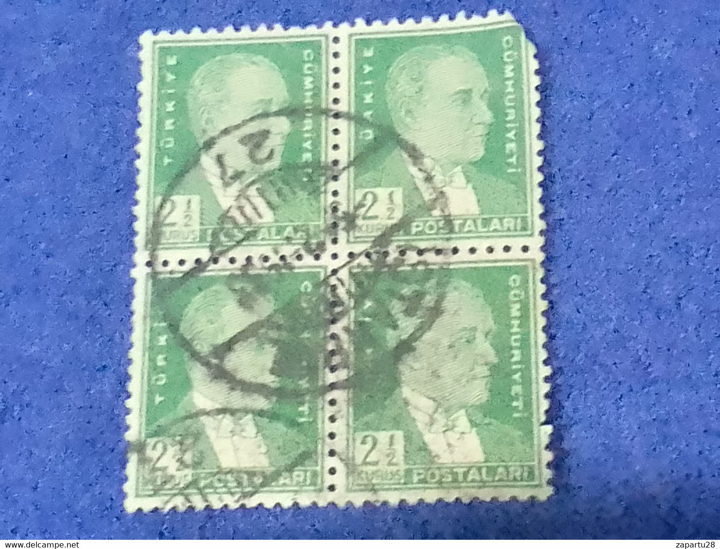 TÜRKİYE- 1930- 54-    2.50K    BİRİNCİ  ATATÜRK  DAMGALI - Used Stamps