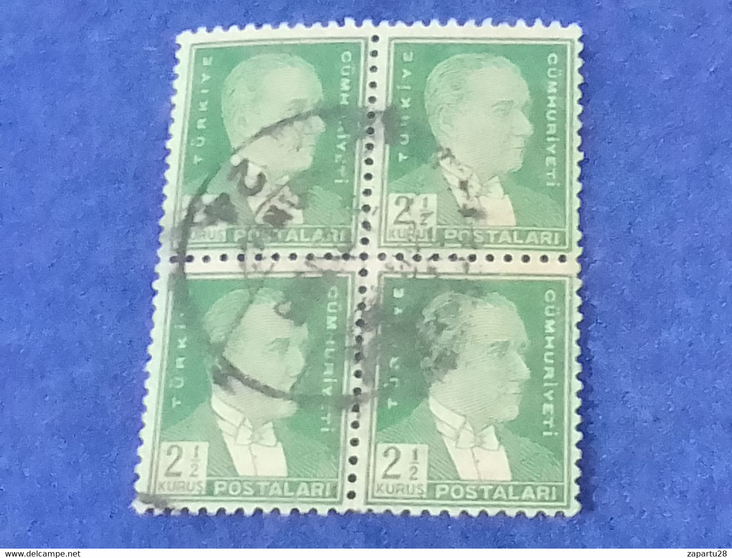 TÜRKİYE- 1930- 54-    2.50K    BİRİNCİ  ATATÜRK  DAMGALI - Used Stamps