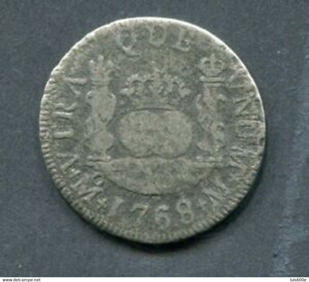 1768.ESPAÑA.CARLOS III-MEXICO.M.MONEDA 2 REALES PLATA - Monete Provinciali