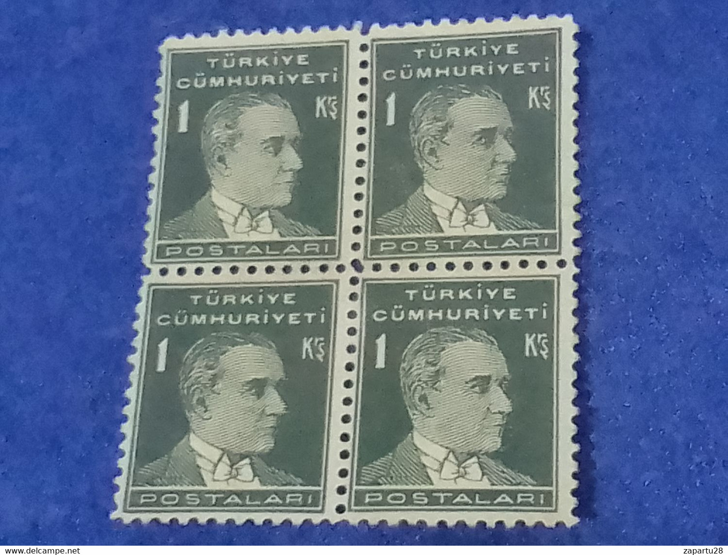 TÜRKİYE- 1930- 54-    1K    BİRİNCİ  ATATÜRK  DAMGALI - Used Stamps