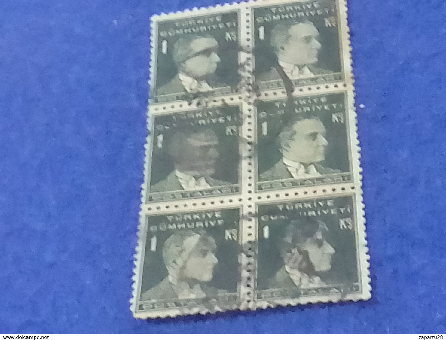 TÜRKİYE- 1930- 54-    1K    BİRİNCİ  ATATÜRK  DAMGALI - Used Stamps