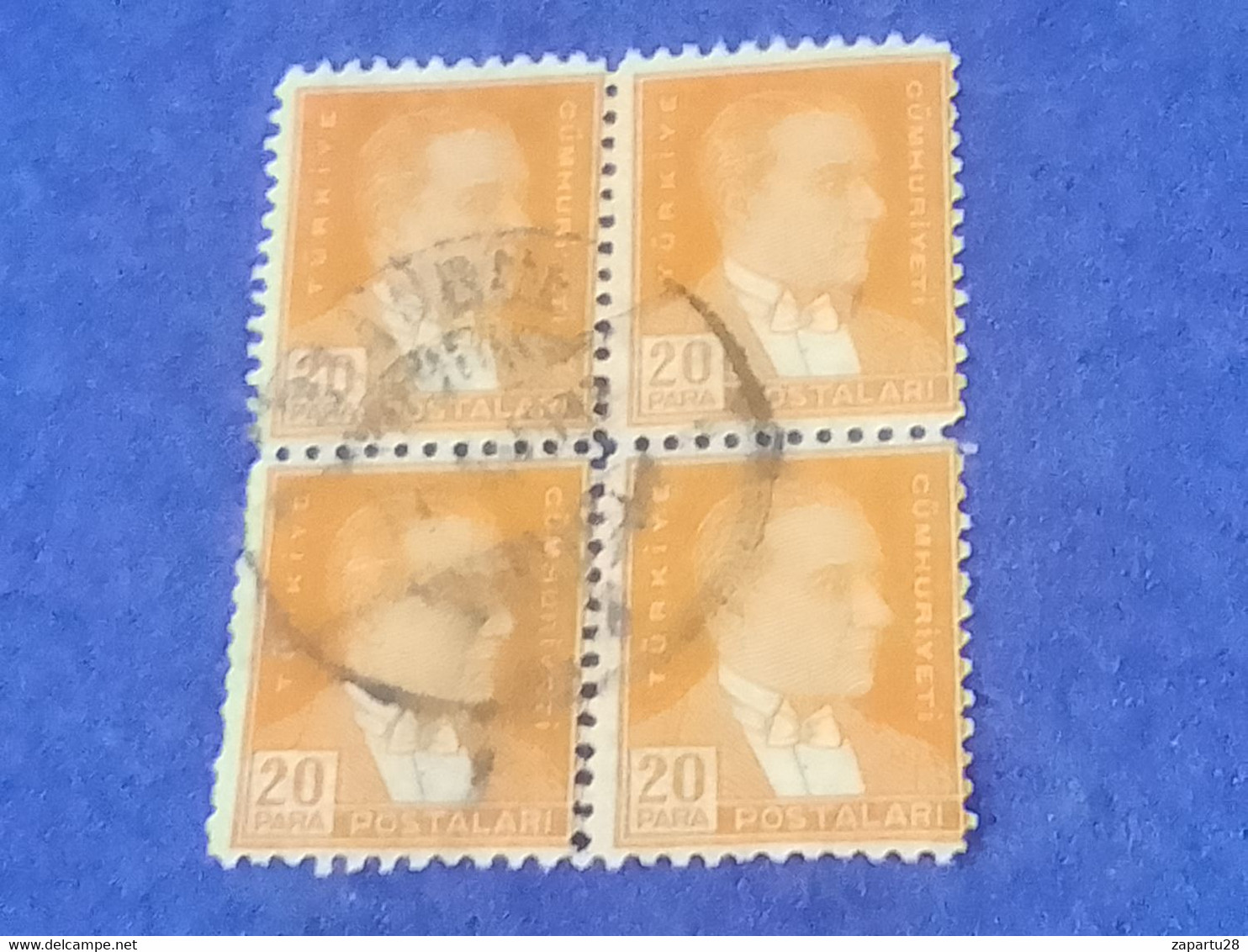 TÜRKİYE- 1930- 54-    20P    BİRİNCİ  ATATÜRK  DAMGALI - Used Stamps