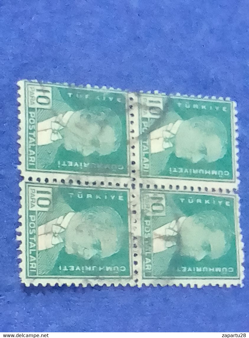 TÜRKİYE- 1930- 54-    10P    BİRİNCİ  ATATÜRK  DAMGALI - Used Stamps