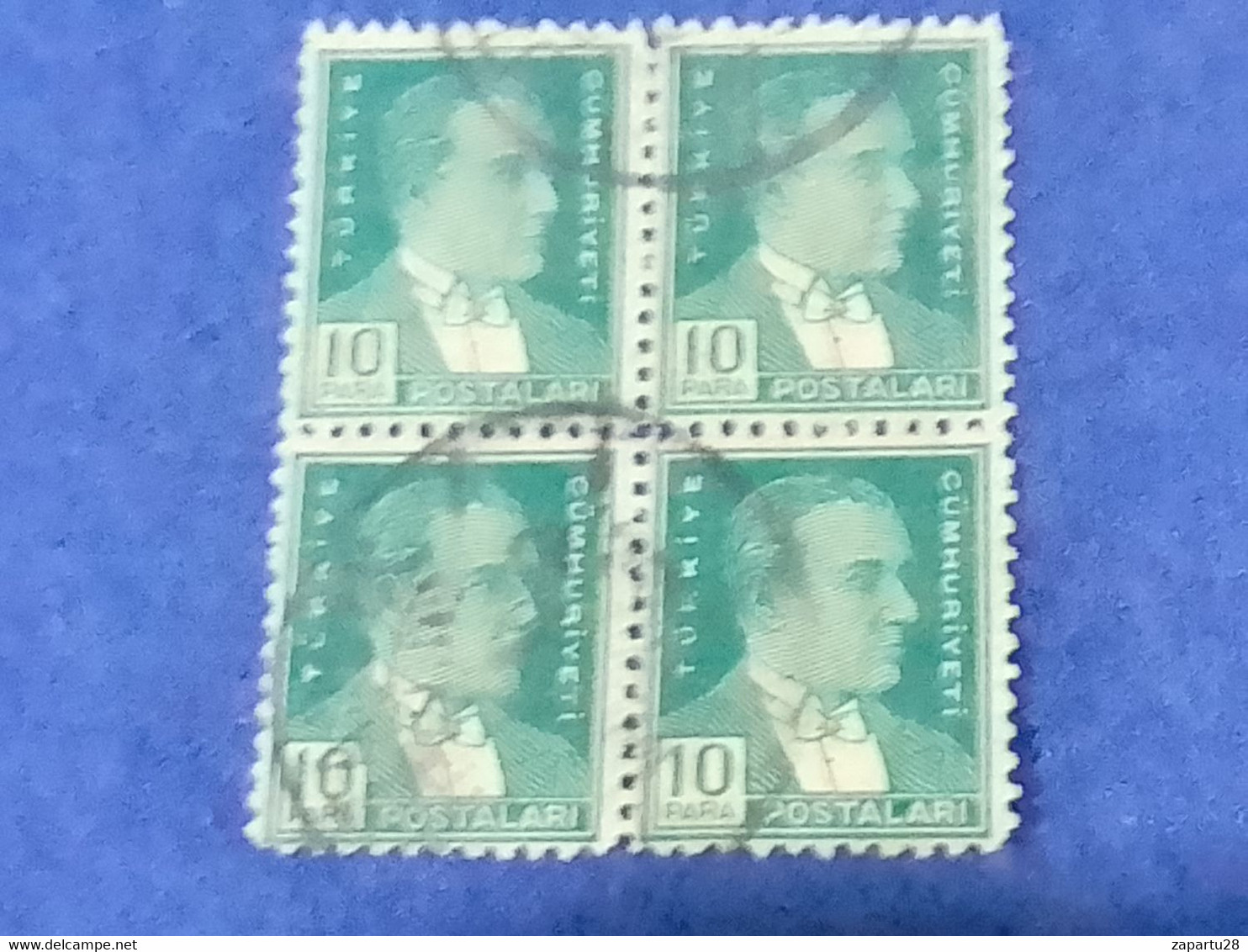 TÜRKİYE- 1930- 54-    10P    BİRİNCİ  ATATÜRK  DAMGALI - Used Stamps