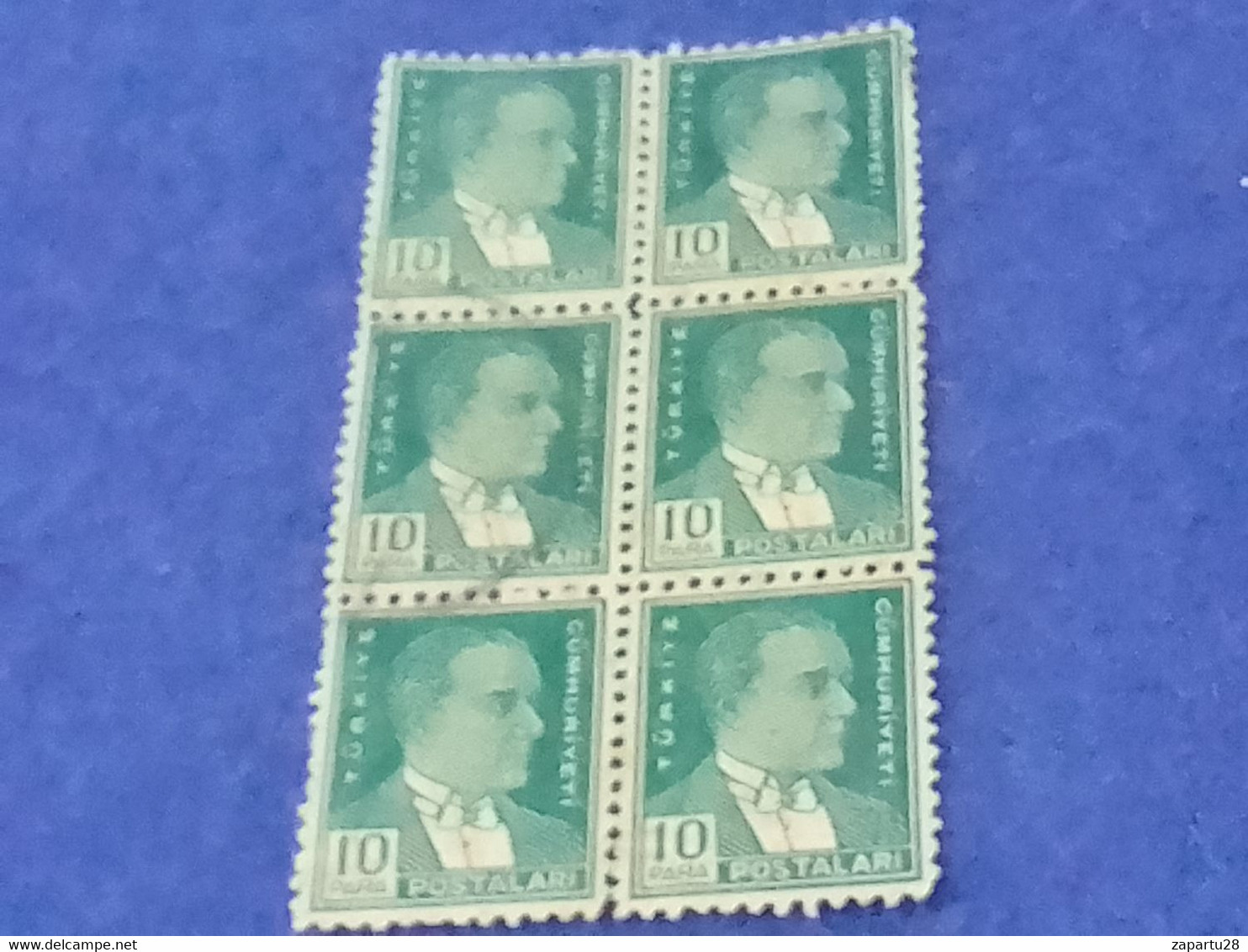 TÜRKİYE- 1930- 54-    10P    BİRİNCİ  ATATÜRK  DAMGALI - Usati