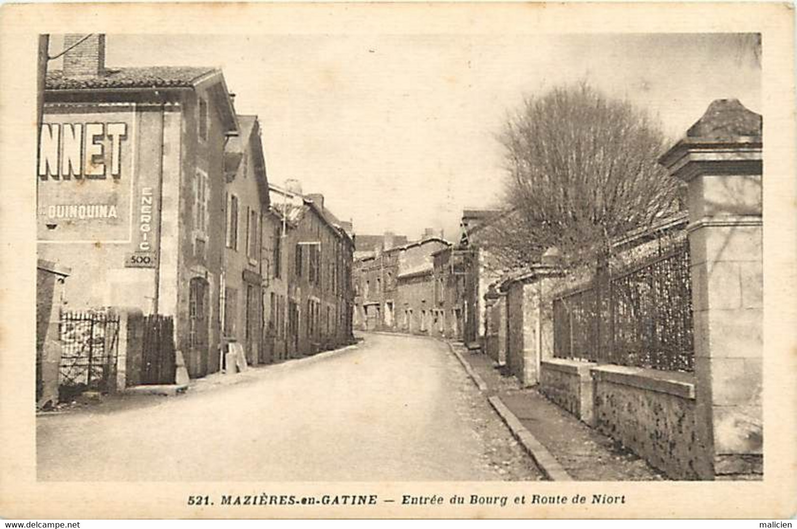 -dpts Div.-ref-BH176- Deux Sèvres - Mazieres En Gâtine - Entrée Du Bourg Et Route De Niort - - Mazieres En Gatine