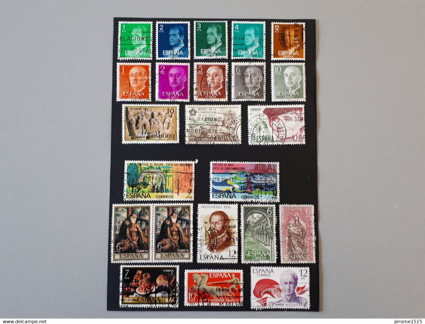 Timbres Espagne  1956 - 1975 & - Usados