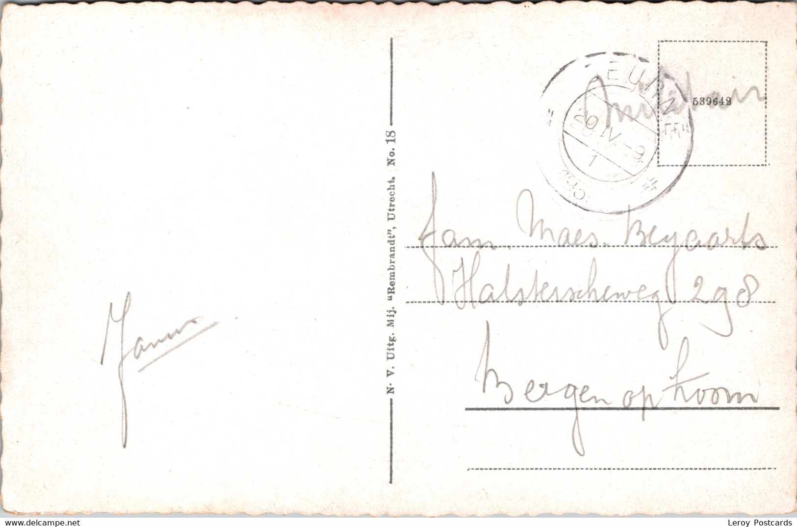 #1911 - Helmond, Bruggetje Gemeentepark (NB) - Helmond