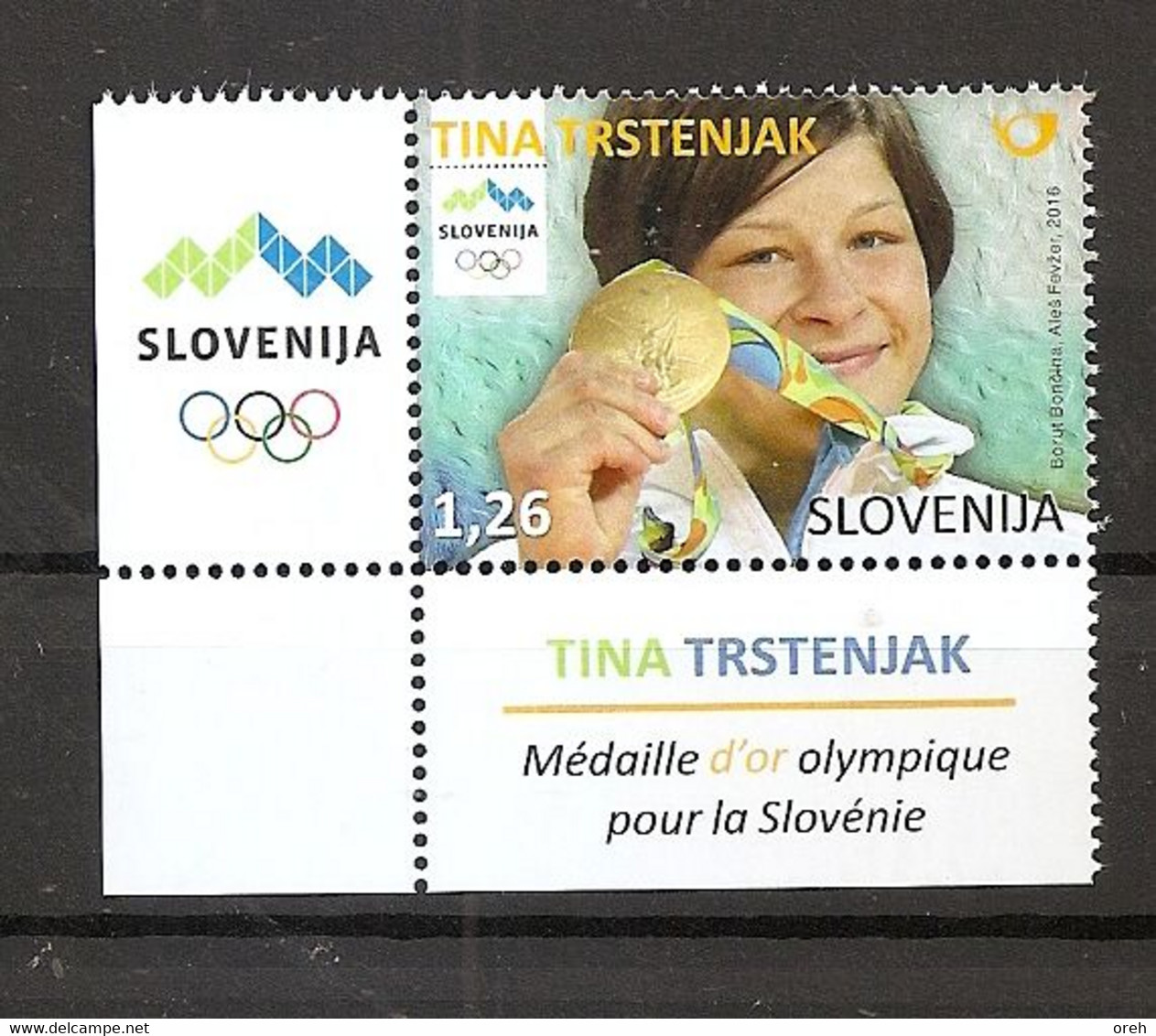 SLOVENIA 2016,OLYPIC GAMES RIO,SPORT,GOLD MEDAL TINA TRSTENJAK,JUDO,,,MNH - Estate 2016: Rio De Janeiro