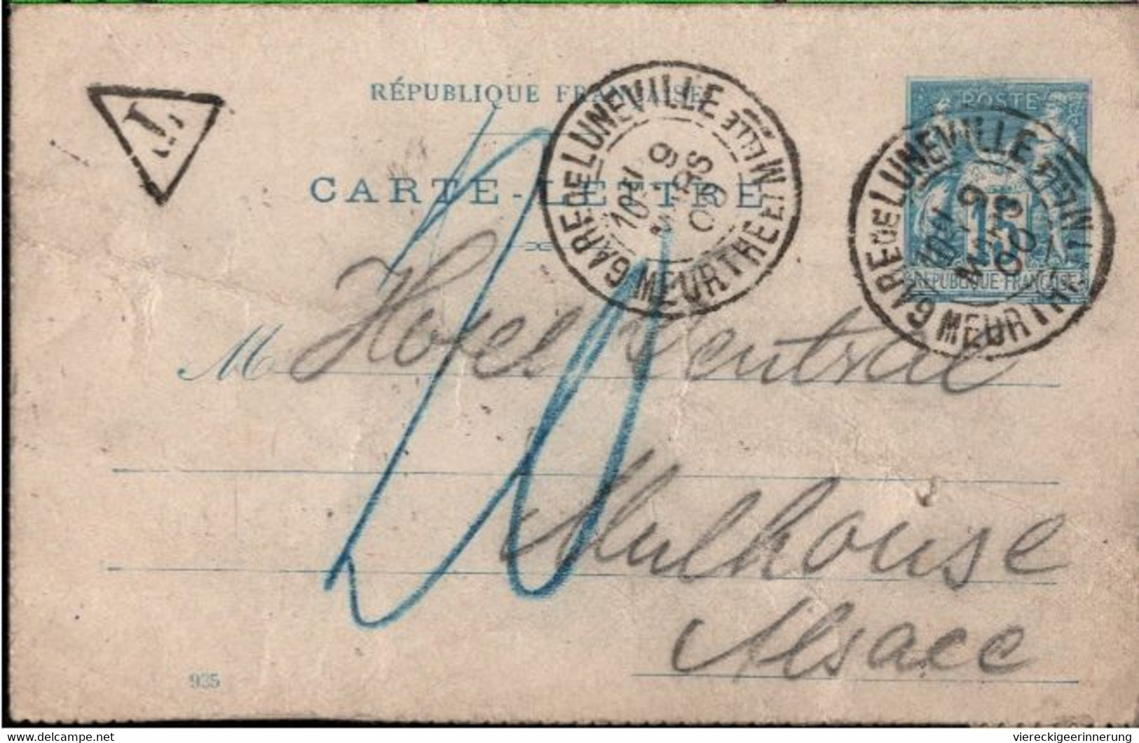 ! Lot von 9 Ganzsachen aus Frankreich 1881-1906, france