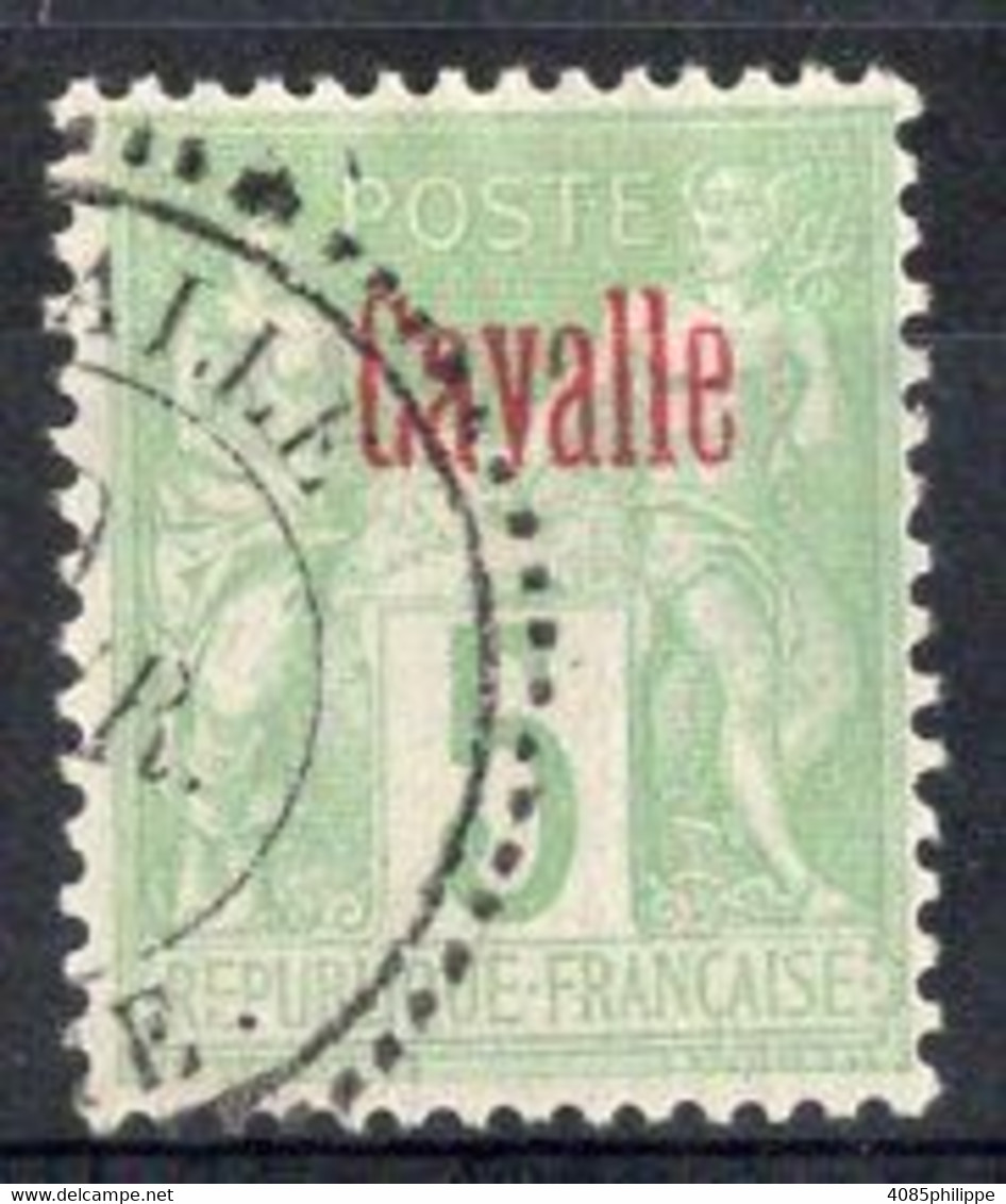 Cavalle Timbre-poste N°2  Oblitéré TB  Cote : 20€00 - Used Stamps