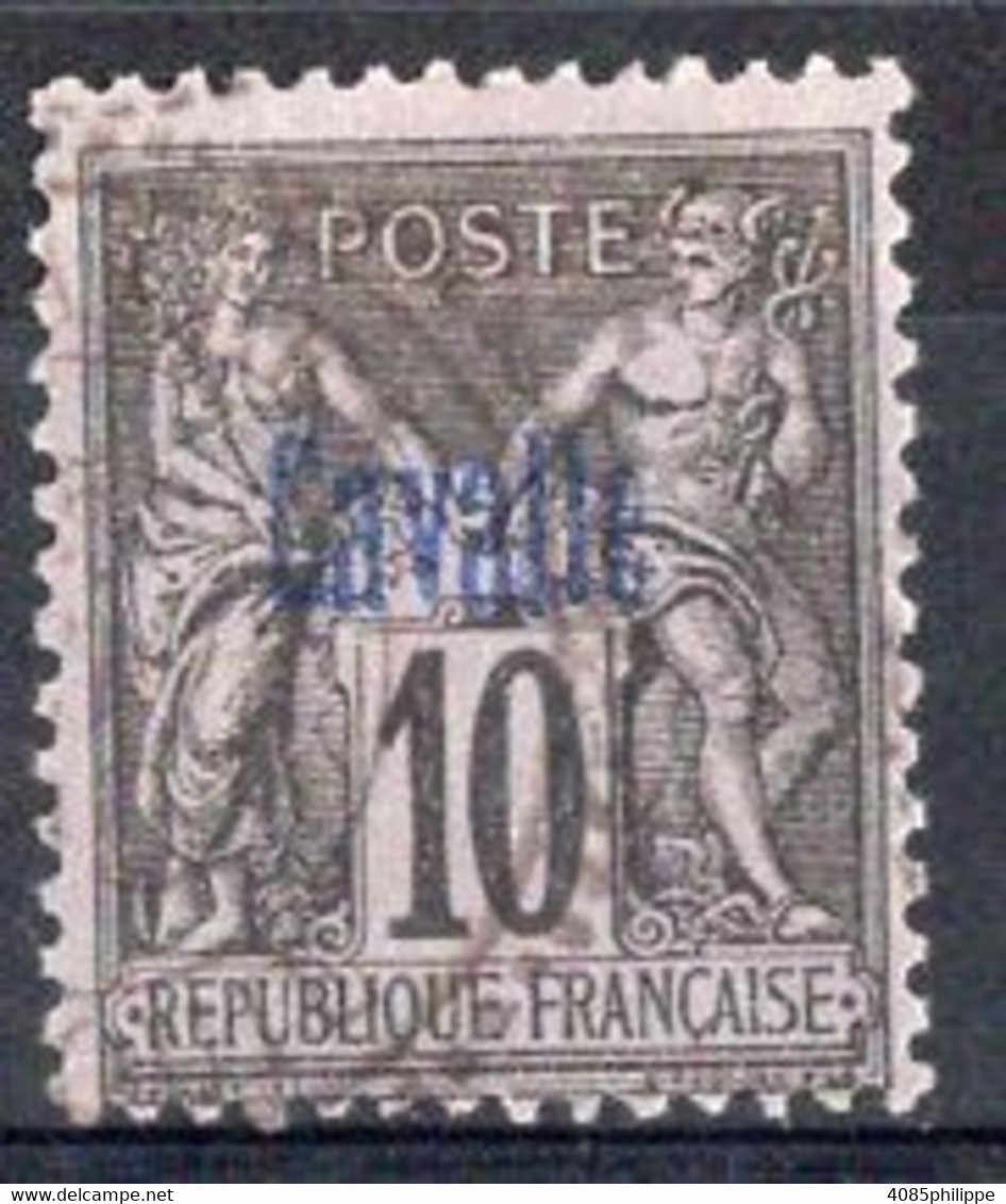Cavalle Timbre-poste N°3  Oblitéré TB  Cote : 30€00 - Used Stamps