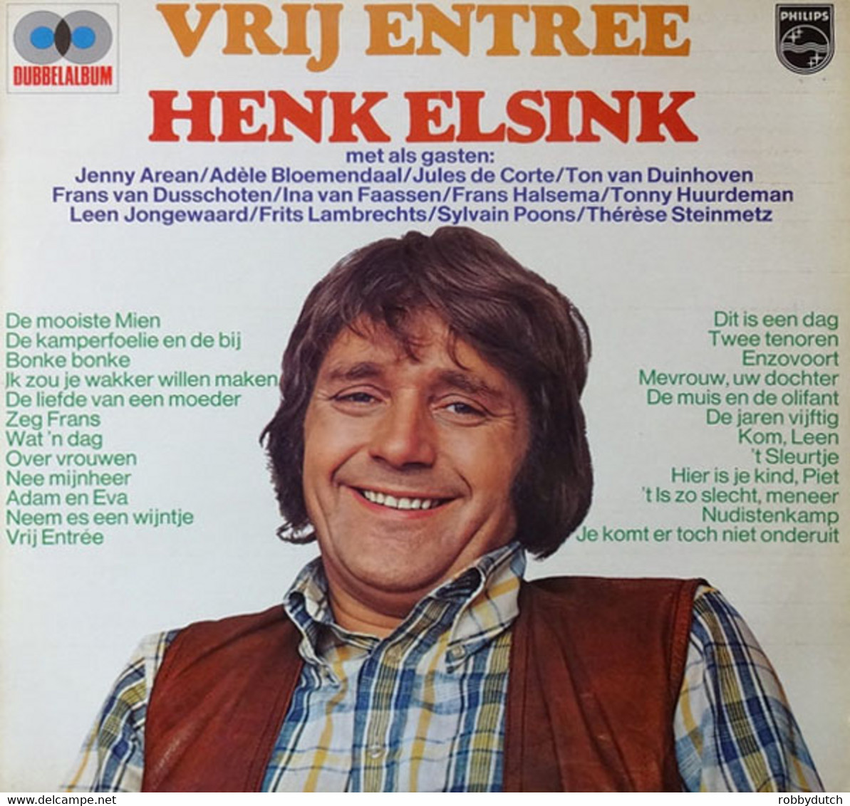 * 2LP *  HENK ELSINK (met Gasten) - VRIJ ENTREE (Holland 1968) - Comiques, Cabaret