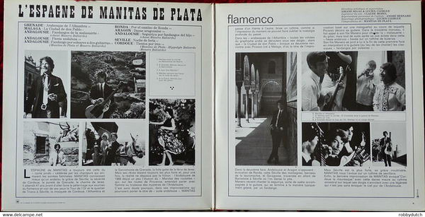 * LP *  MANITAS DE PLATA - L' ESPAGNE DE MANITAS - FLAMENCO (France 1968 EX!!) - Andere - Spaans