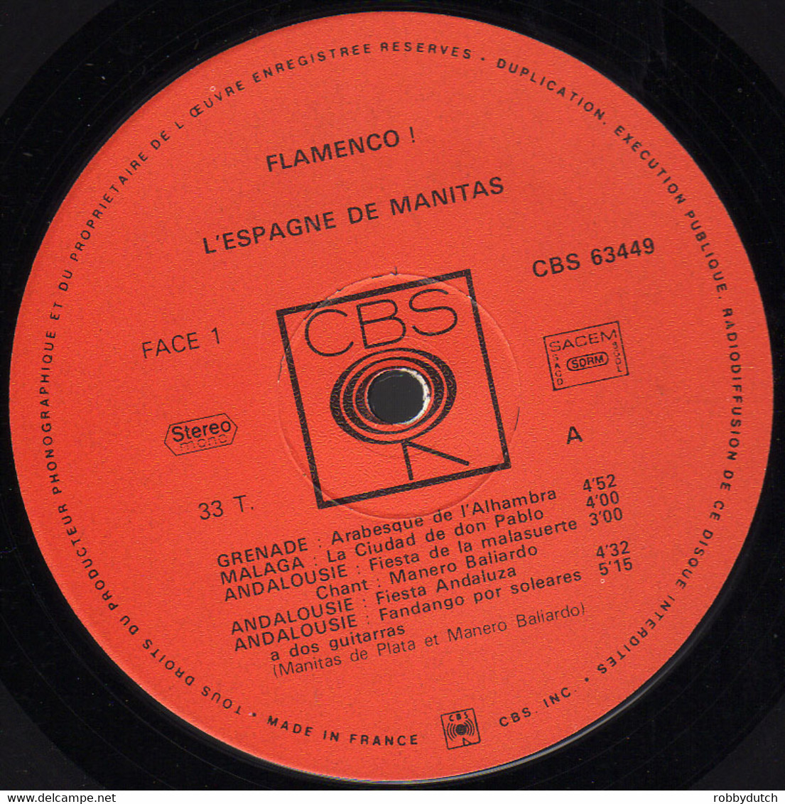 * LP *  MANITAS DE PLATA - L' ESPAGNE DE MANITAS - FLAMENCO (France 1968 EX!!) - Autres - Musique Espagnole