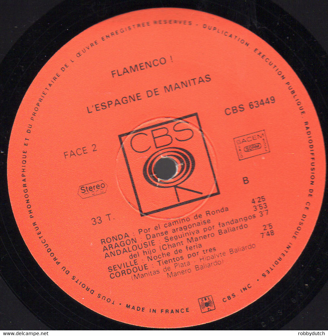 * LP *  MANITAS DE PLATA - L' ESPAGNE DE MANITAS - FLAMENCO (France 1968 EX!!) - Andere - Spaans