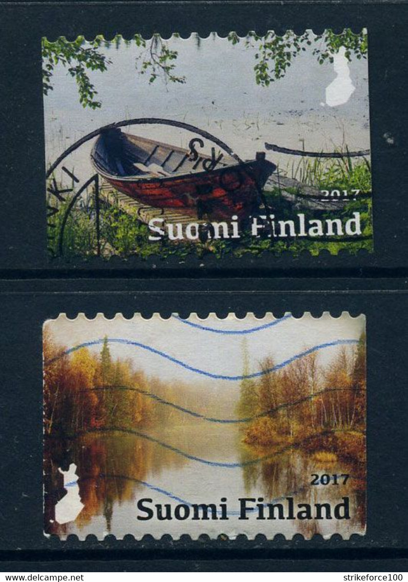 Finland 2017- 2 Used Stamps, Part Set (2/4). Four Seasons Finnish Clean Nature. - Used Stamps