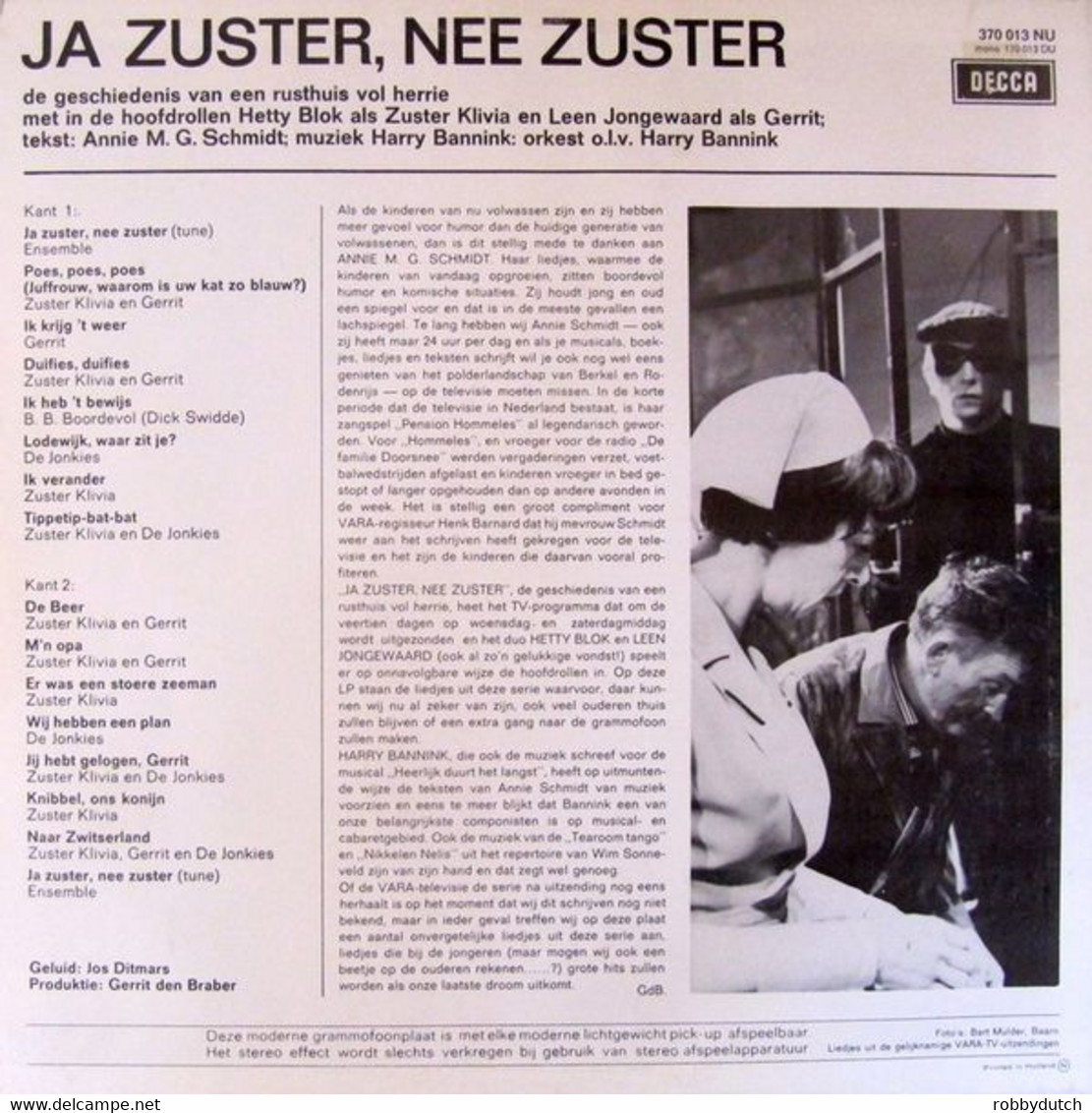* LP * JA ZUSTER NEE ZUSTER (De Geschiedenis Van Een Rusthuis Vol Herrie) (Holland 1968) - Enfants