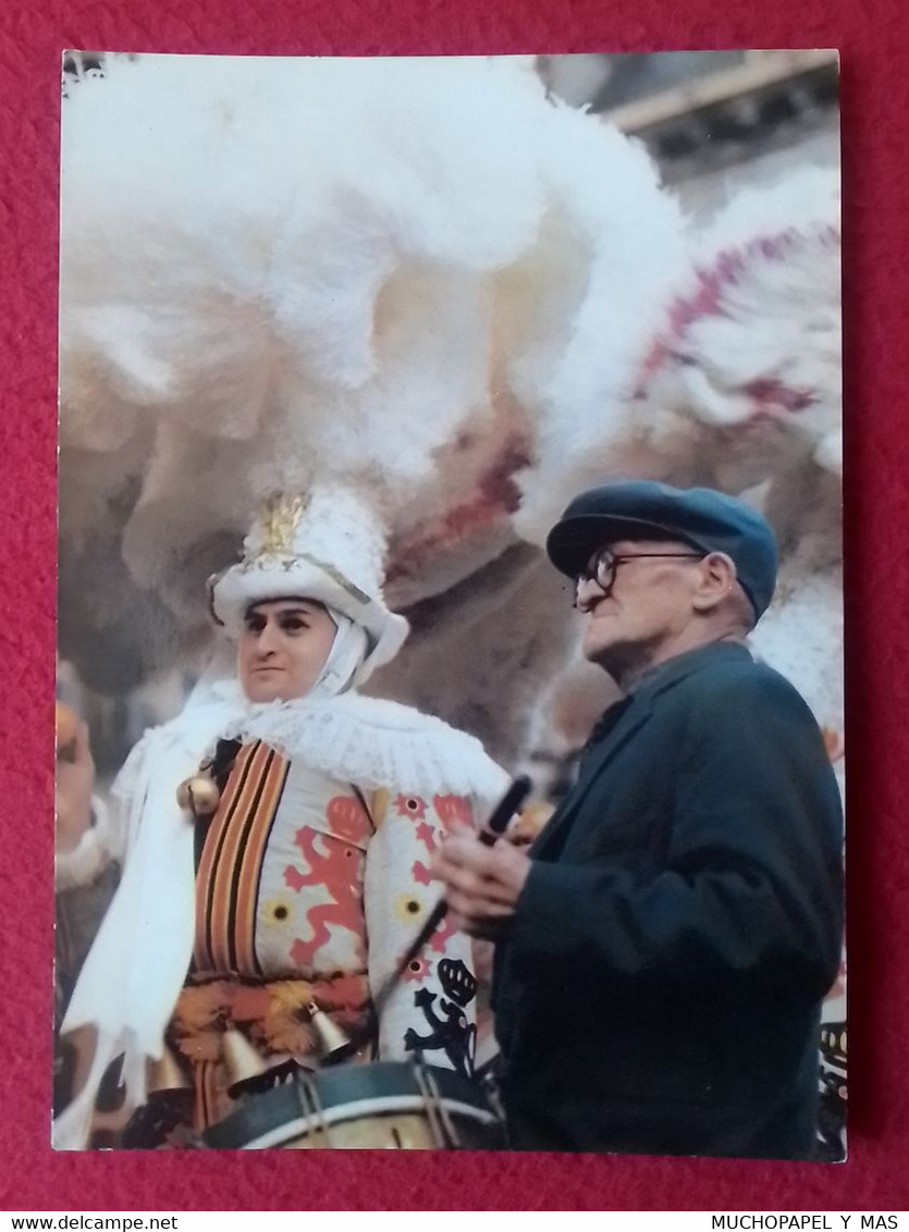 POSTAL POSTKARTE POST CARD CARTE POSTALE BELGIUM BELGIQUE BINCHE CARNAVAL CARNIVAL CARNEVALE TAMBOR..TAMBOURINER..BELGIE - Binche